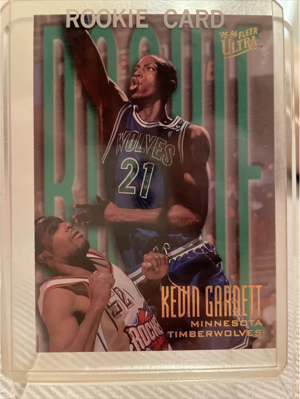 1996 Fleer Ultra Kevin Garnett Rookie Card #274
